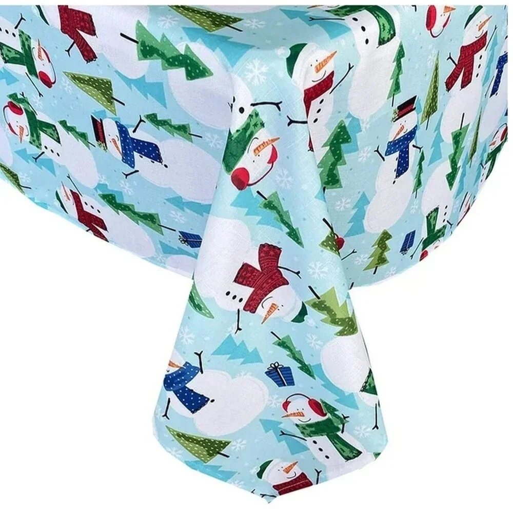 Printed Fabric Tablecloth, 60